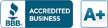BBB Accredited Business A+ Rating